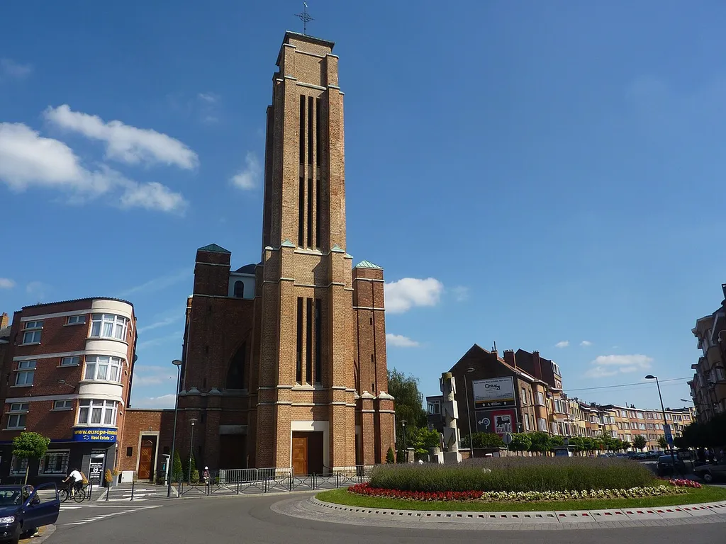 Église Notre-Dame Immaculée à Evere, Bruxelles, Belgique.