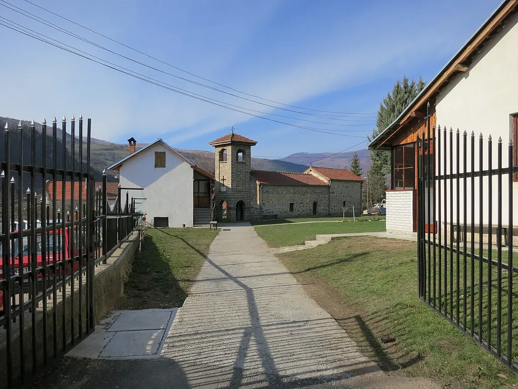 view of Sveti Nikola church in Strpce