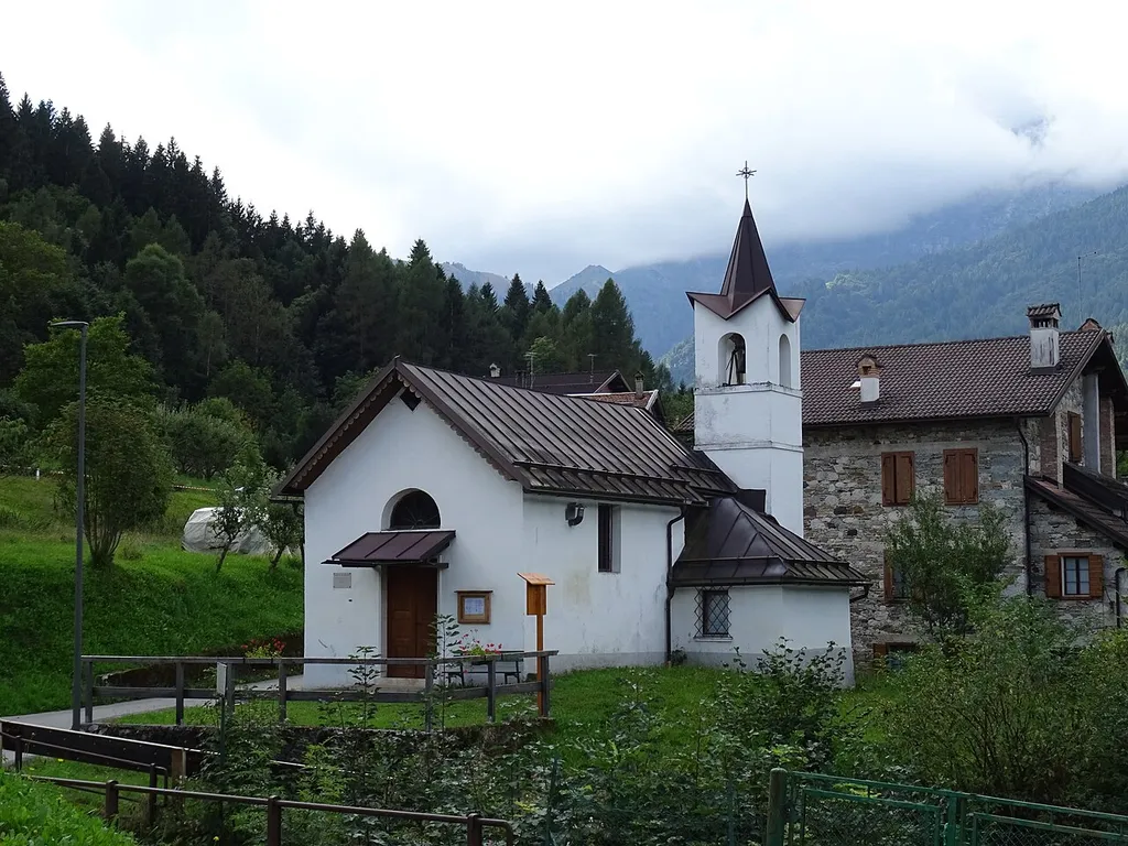 Digoman (Voltago Agordino, Veneto, Italy), Our Lady of Lourdes church