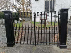 Entrance gates to Church of St David