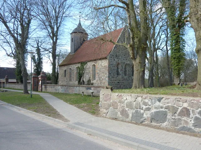 Feldsteinkirche in Pinnow (Amt Gerswalde), Landkreis Uckermark.