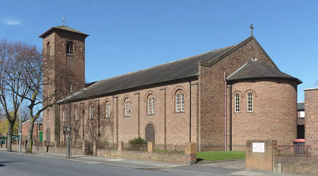 View from the east end towards the tower