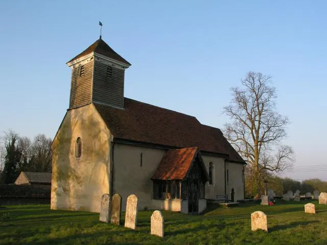 Parish church of St Mary the Virgin, Wissington, Suffolk, England, seen from the southwest