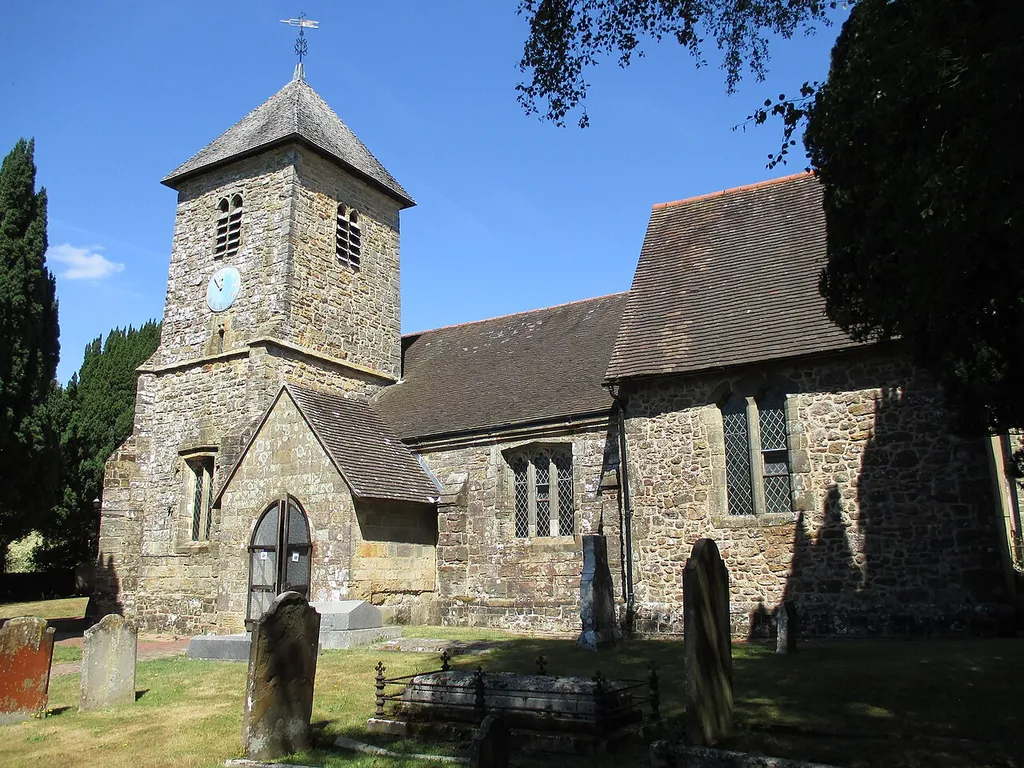 The parish church of Wivelsfield, East Sussex, seen from the south-est.