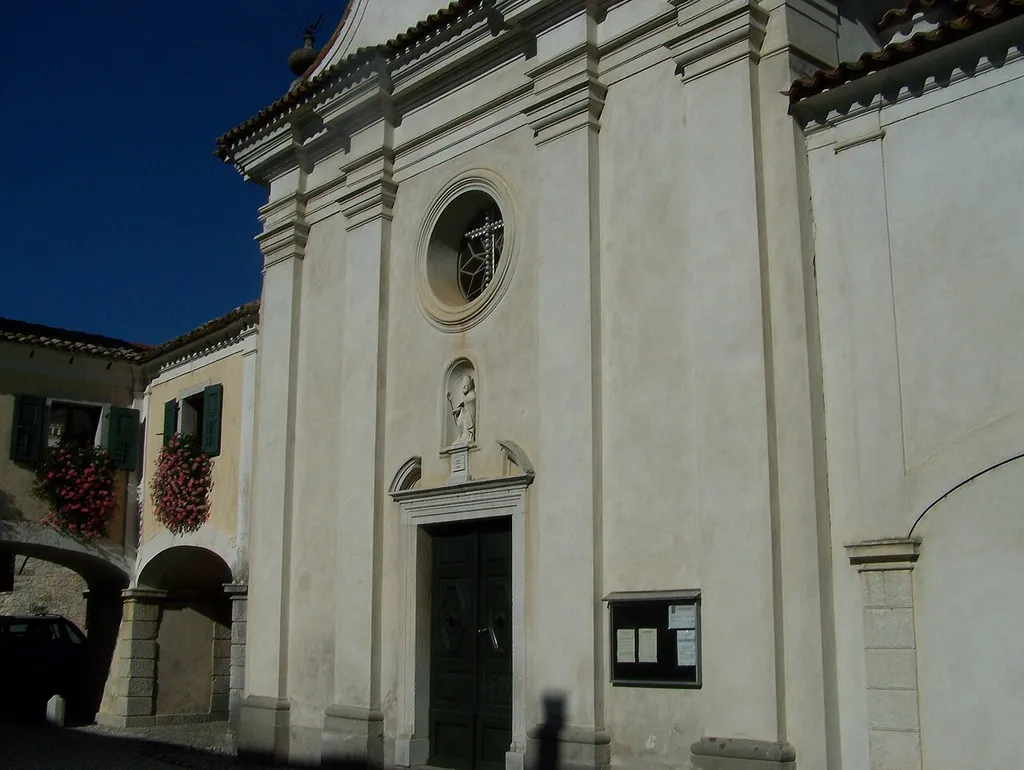 The church of San Nicola, in Strassoldo, Friuli, Nort-East Italy