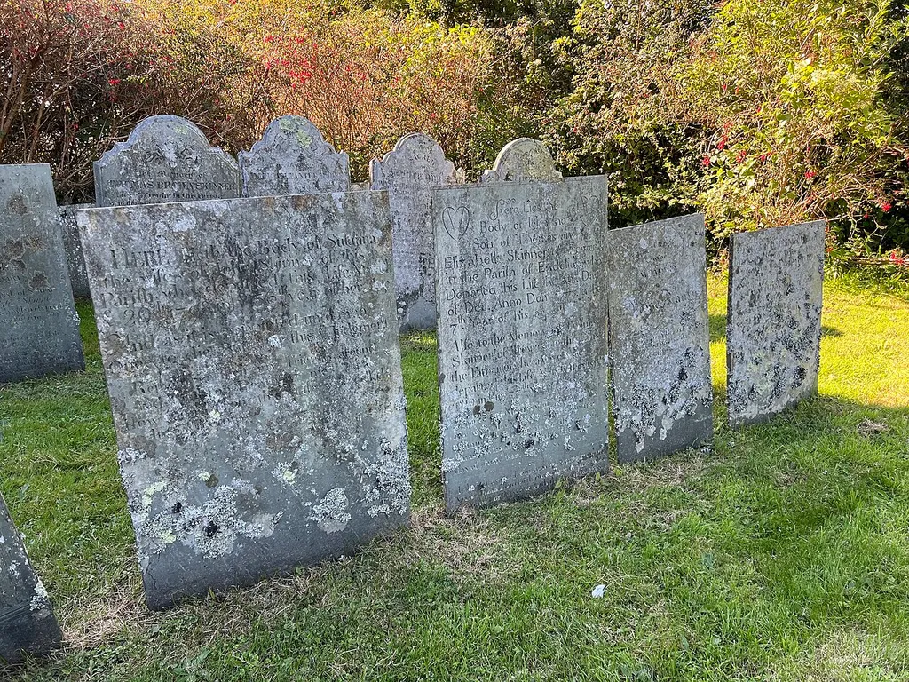 St Endellion, 3 Headstones Of Susanna Skinner, John Skinner And William Panier 4 To 6 Metres To North Of North Aisle Of Church Of St Endelienta.