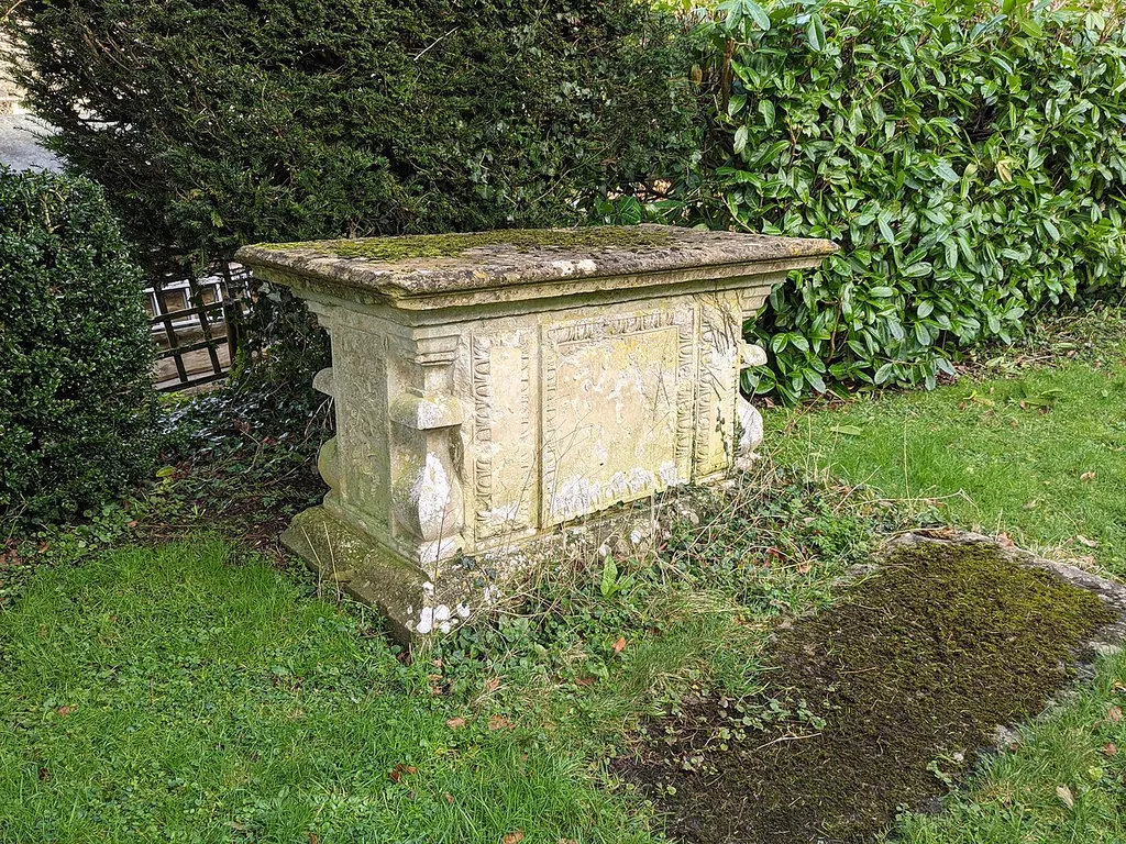 Hopkins Monument, About 6 Metres North Of Holbrow Monument In Churchyard Of Church Of St John The Baptist (monument in Kingscote, Cotswold, Gloucestershire, UK)