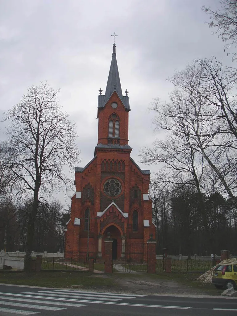 Our Lady of the Rosary church in Nagłowice, Poland