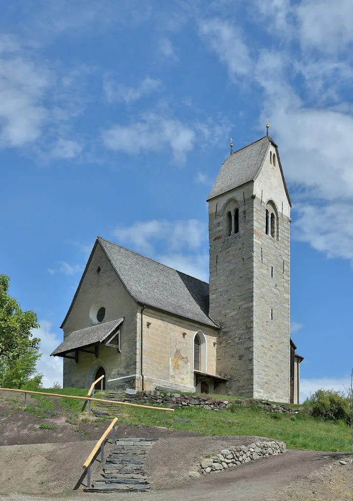Saint George church in Feldthurns in South Tyrol