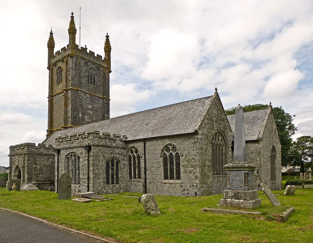 Breage Parish Church (St Breaca), Breage, Cornwall. Taken by Flickr user:Tim Green aka atouch on Tuesday the 13th of August 2013.