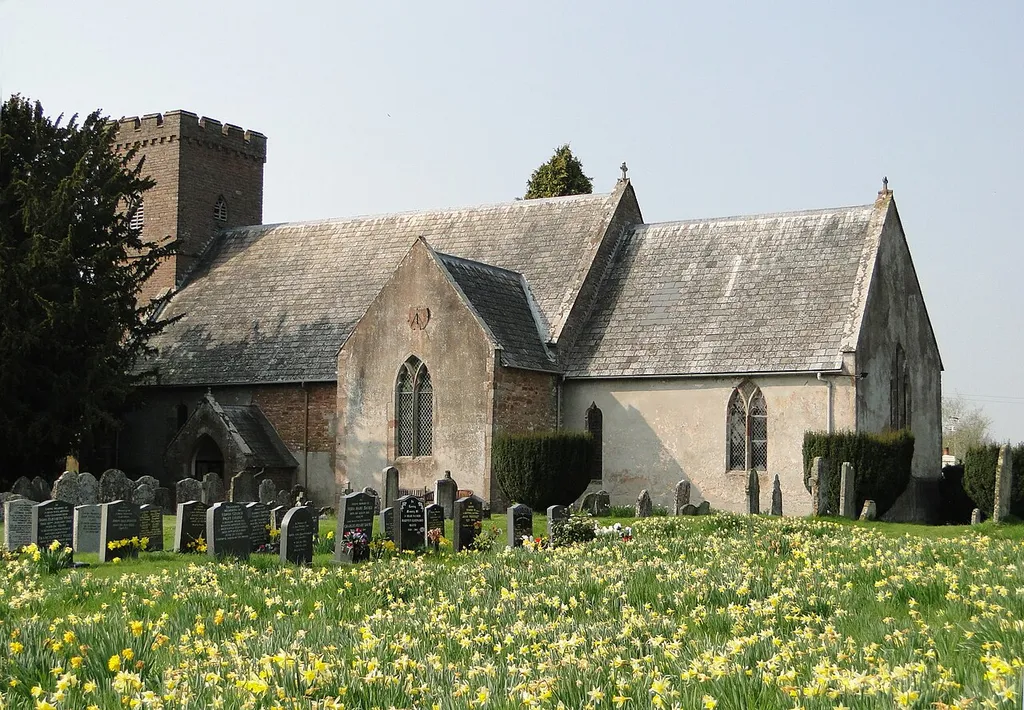 St Bartholomew, Ashperton The churchyard was a sea of daffodils, just a little past their best, but still impressive.