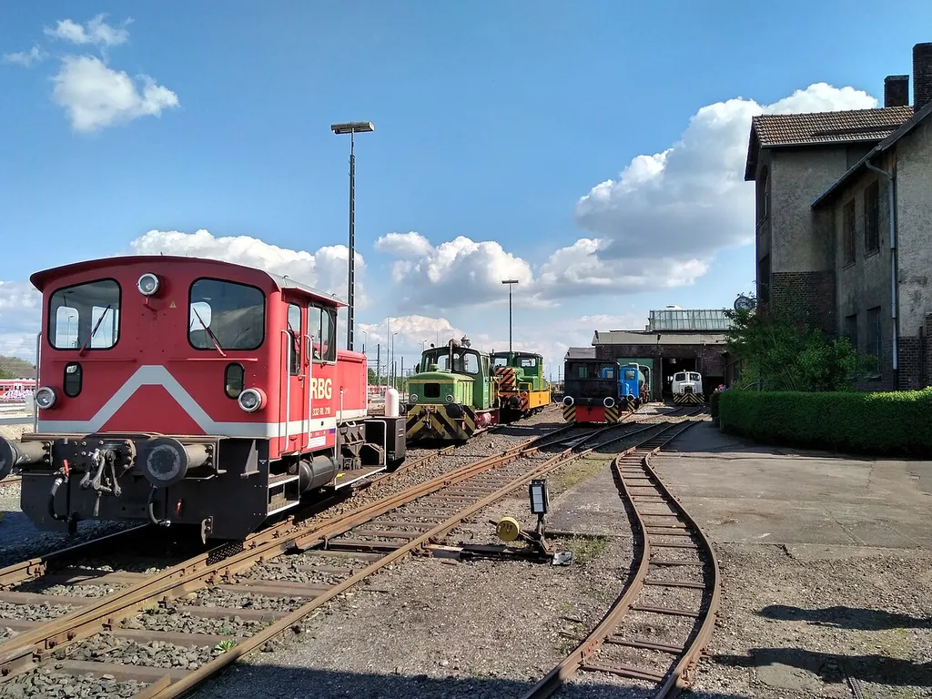 Rheinisches Industriebahnmuseum am Besuchertag Ostermontag 2017.