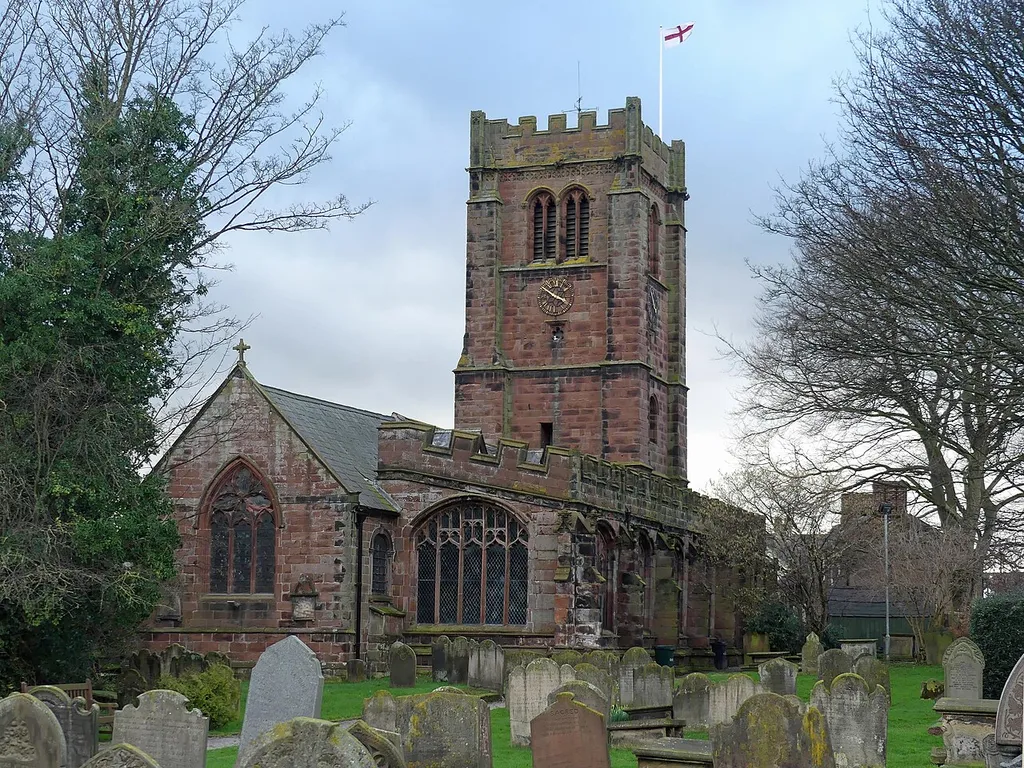 St Andrew's Church, Tarvin .mw-parser-output .messagebox{margin:4px 0;width:auto;border-collapse:collapse;border:2px solid var(--border-color-progressive,#6485d1);background-color:var(--background-color-neutral-subtle,#fbfcff);color:var(--color-base,#202122);box-sizing:border-box;border-inline-start-width:8px}.mw-parser-output .messagebox.mbox-small{font-size:88%;line-height:1.25em}.mw-parser-output .mbox-warning,.mw-parser-output .mbox-speedy{border:2px solid var(--border-color-error,#b22222);background:var(--background-color-error-subtle,#ffdbdb);border-inline-start-width:8px}.mw-parser-output .mbox-serious,.mw-parser-output .mbox-delete,.mw-parser-output .mbox-stop{border:2px solid var(--border-color-error,#b22222);border-inline-start-width:8px}.mw-parser-output .mbox-issue,.mw-parser-output .mbox-content{border:2px solid #f28500;background:var(--background-color-warning-subtle,#ffe);border-inline-start-width:8px}.mw-parser-output .mbox-query,.mw-parser-output .mbox-style{border:2px solid #f4c430;background:var(--background-color-warning-subtle,#ffe);border-inline-start-width:8px}.mw-parser-output .mbox-shit{border:2px solid #960;border-inline-start-width:8px}.mw-parser-output .mbox-license{border:2px solid #88a;border-inline-start-width:initial}.mw-parser-output .mbox-legal{border:2px solid var(--border-color-notice,#666);background:var(--background-color-base,#fff);border-inline-start-width:8px}.mw-parser-output .mbox-honor{border:2px solid #ca3;background:var(--background-color-warning-subtle,#fcf4db);border-inline-start-width:8px}.mw-parser-output .mbox-growth{border:2px solid #8d4;background:var(--background-color-success-subtle,#d5fdf4);border-inline-start-width:8px}.mw-parser-output .mbox-move{border:2px solid #93c;border-inline-start-width:8px}.mw-parser-output .mbox-protection,.mw-parser-output .mbox-message{border:2px solid var(--border-color-base,#aaa);border-inline-start-width:8px}.mw-parser-output .messagebox .mbox-text{border:none;padding:0.25em 0.9