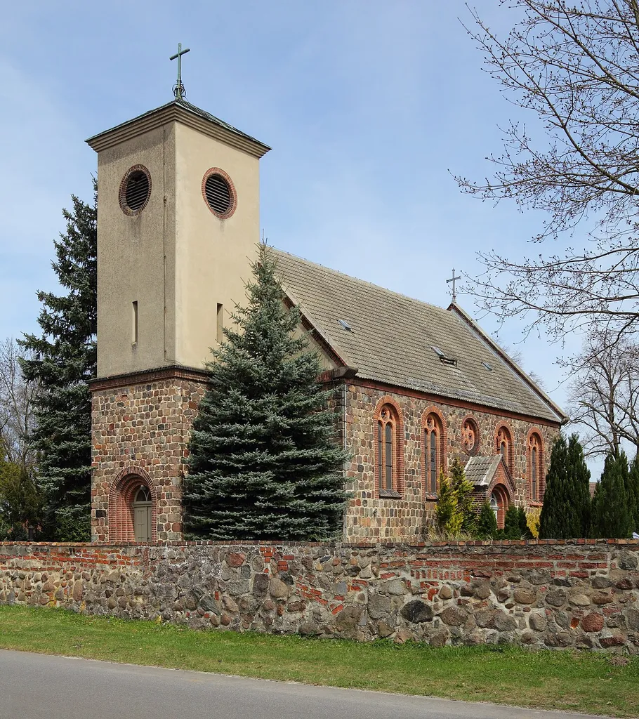 Village church in Neuendorf (Steinhöfel), Brandenburg, Germany