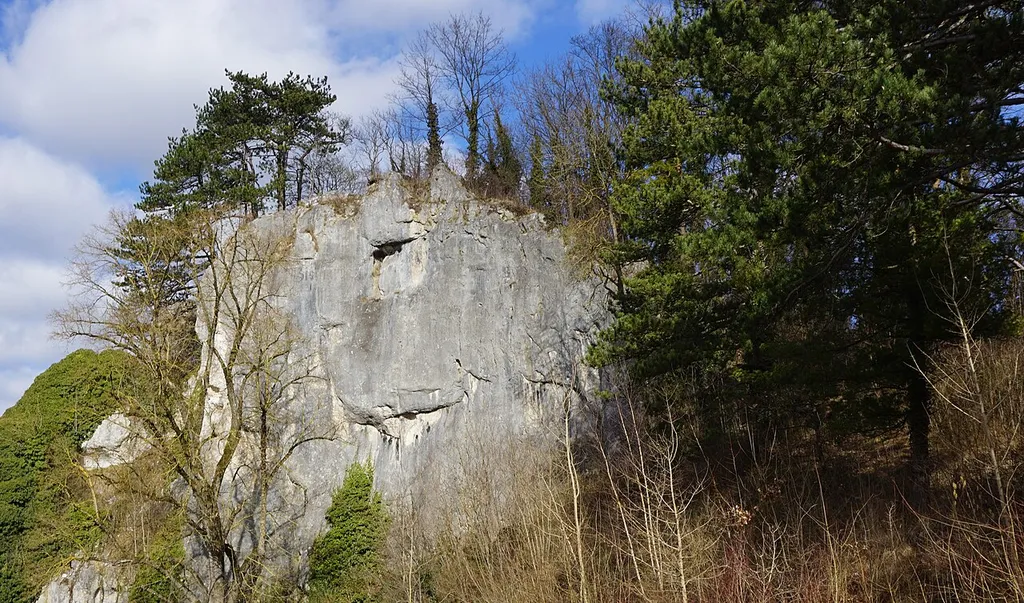 Bismarckfelsen, ehemaliger Standort der Burg Ruck