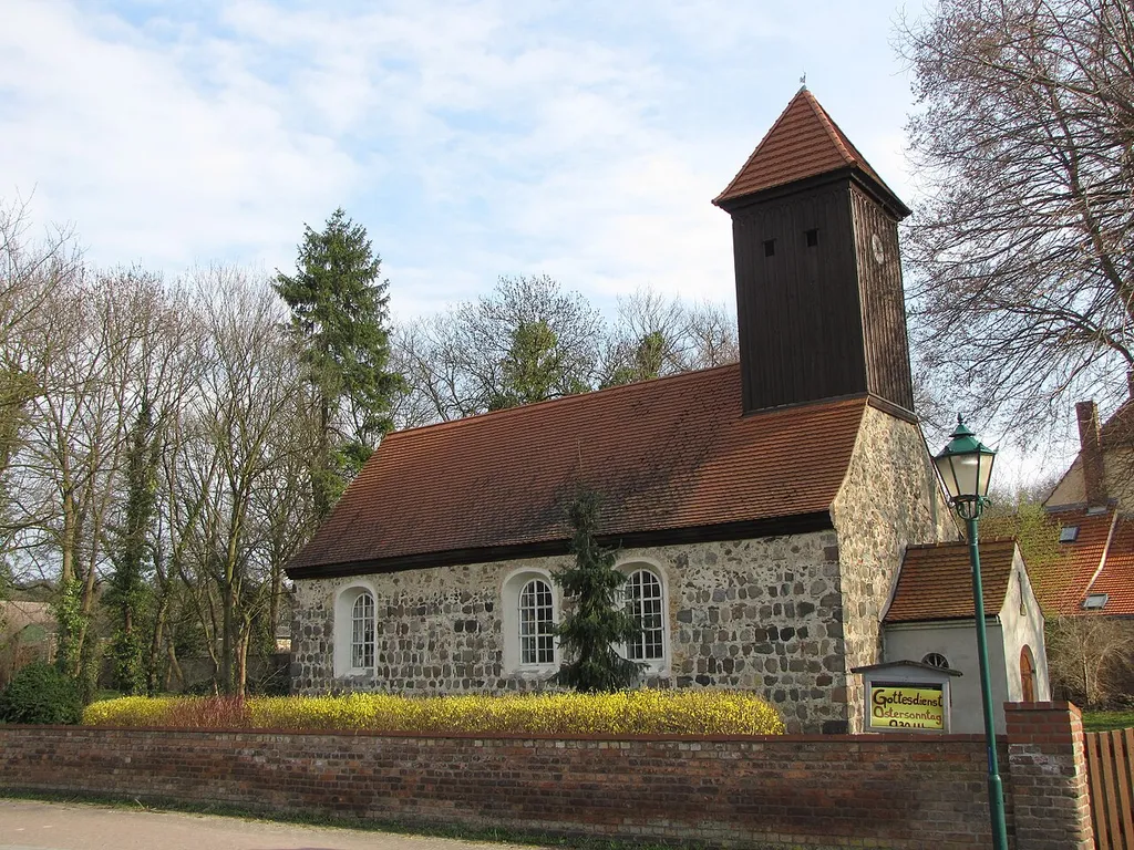 Klein Kienitz, Gemeinde Rangsdorf, Brandenburg, Germany, Church, around 1300