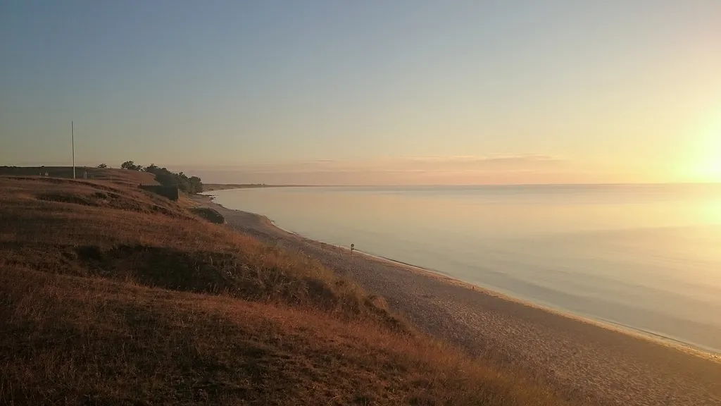 Early dawn at Vitemölla Backar nature reserve
