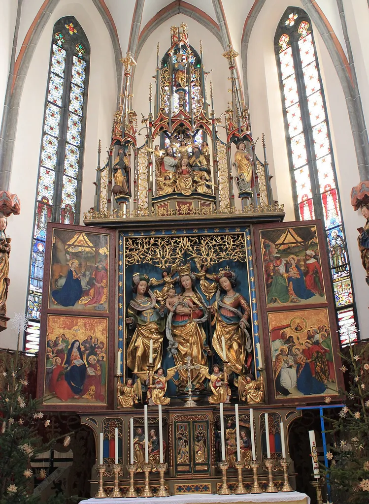 Church of w:Teutonic Knights in the city Friesach: Main-altar