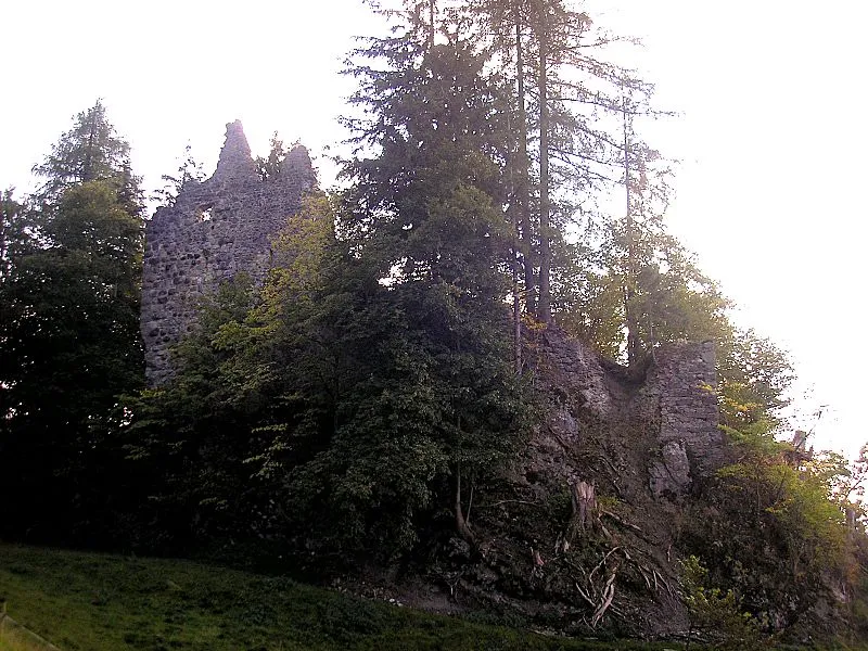Burgberg castle (Burgberg im Allgäu, Landkreis Oberallgäu, Bavaria, Germany). View from the north