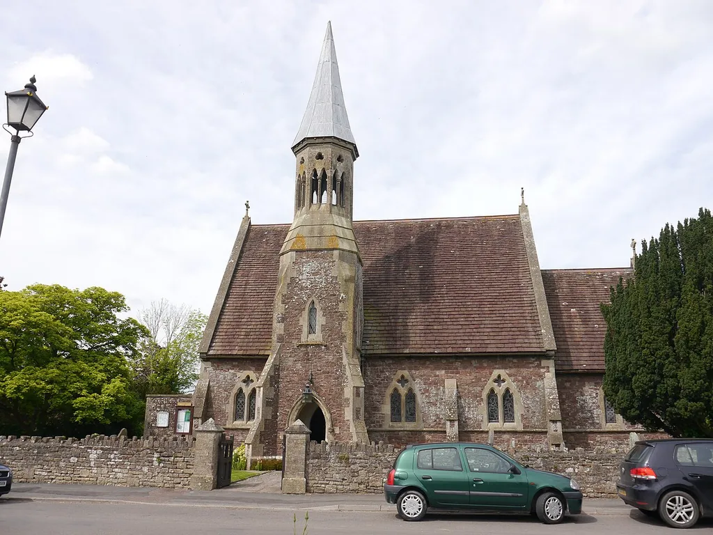 St George's Church, Falfield, Gloucestershire. Front view.