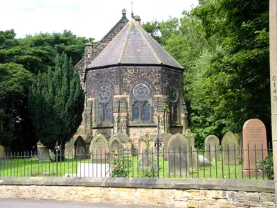 St John The Evangelist parish church, Killingworth, Tyne and Wear (formerly Northumberland), seen from the east