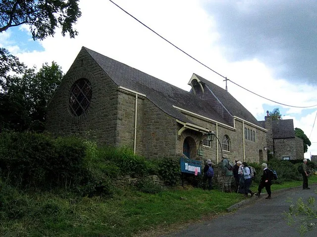 St Christopher's parish church, Gunnerton, Northumberland, seen from the southwest