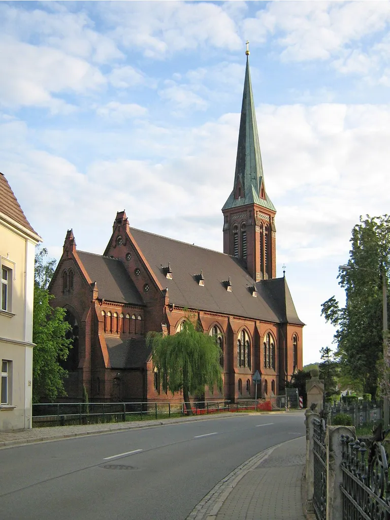 The church in Ostritz.