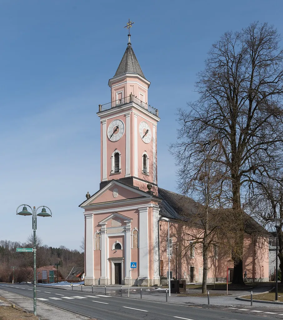 Parish church Saint Michael in Rosegg, market town Rosegg, district Villach Land, Carinthia, Austria, EU
