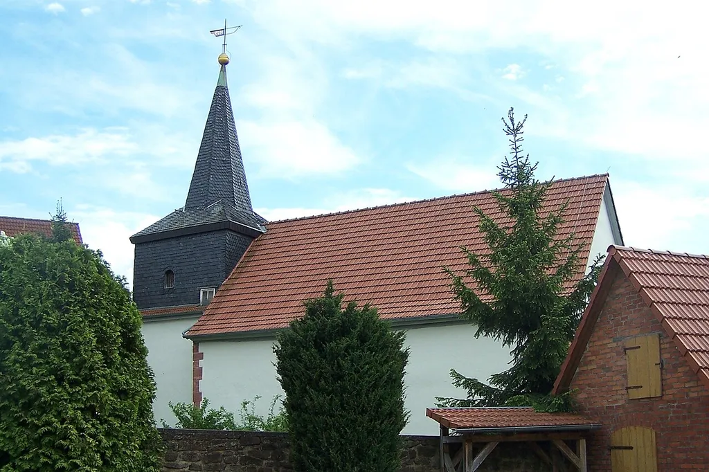 Die Südansicht der Johanneskirche in Bernshausen.