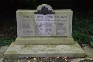 War Memorial and Grave Marker, Church of St Mary's Churchyard