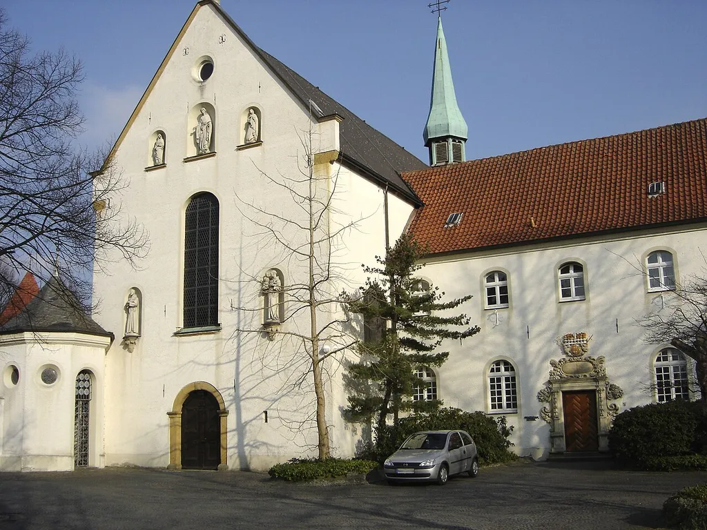 Franziskanerkloster Warendorf This image shows a heritage building in Germany, located in the North Rhine-Westphalian city Warendorf (no. 153).