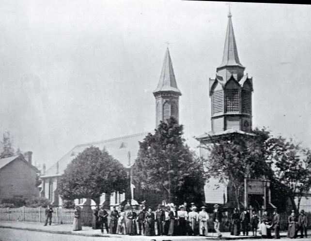 The German Church in Christchurch in 1898