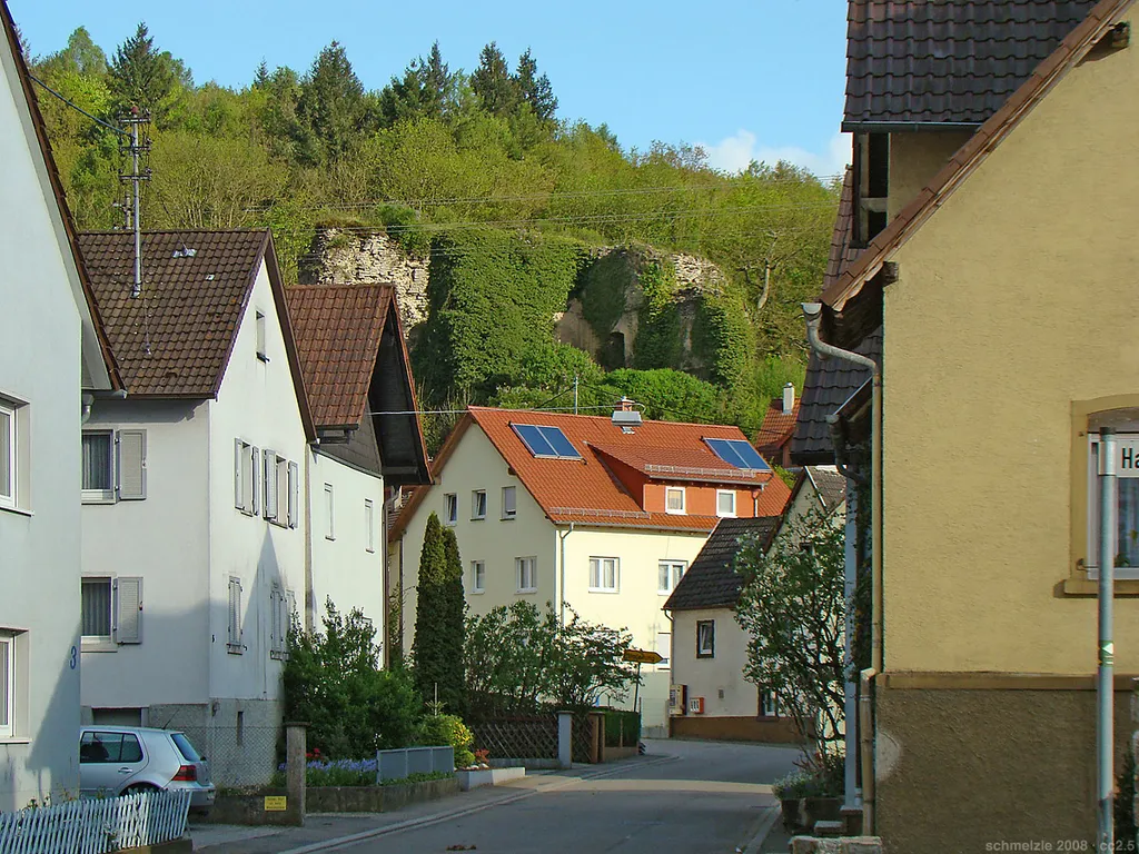 Überreste der Burg Zuzenhausen