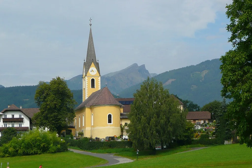 Church in Unterhaus in Seeboden, Carinthia, Austria