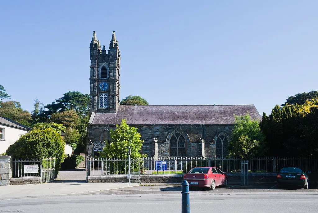 Church of St. Brendan the Navigator, as seen from the Wolfe Tone Square in Bantry.