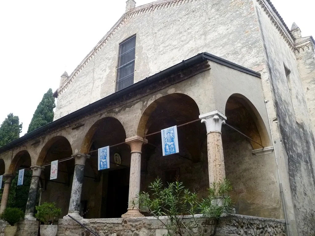 The church Santa Maria Maggiore, Sirmione, Lake Garda, Italy