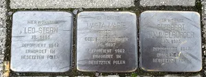 Stolperstein dedicated to Siegbert Hammelburger