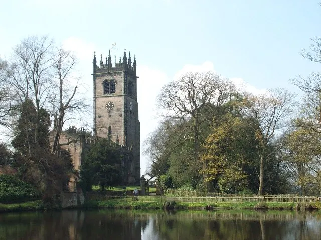 Gawsworth Church Gawsworth Church and pool near to Gawsworth Hall