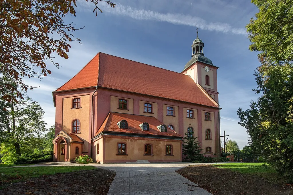 Kiełczów, kościół ewang., ob. rzym.-kat. par. p.w. Matki Boskiej Różańcowej, 1790-1792