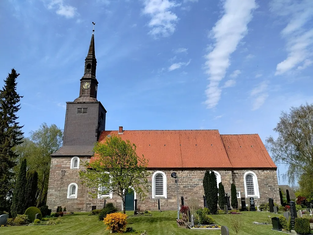 Østerfjolde Kirke, Sydslesvig / Ostenfeld Kirche, Südschleswig
