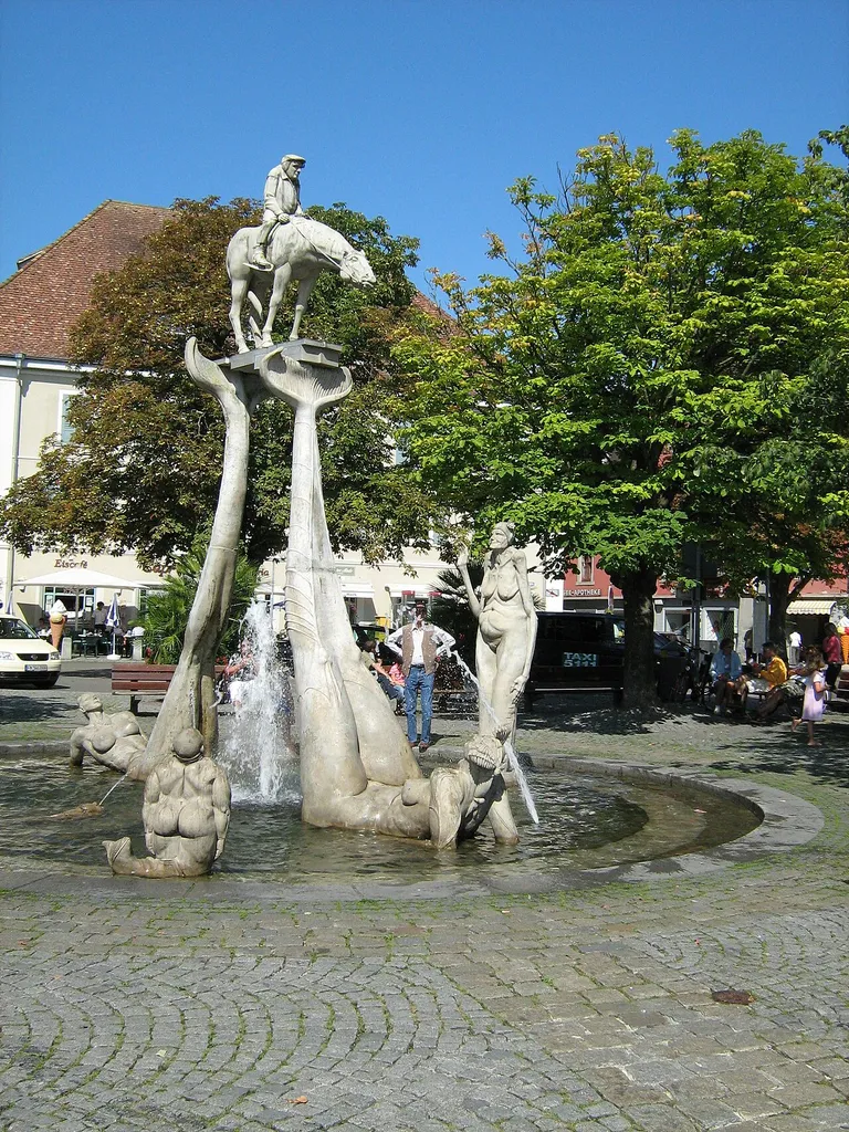 Brunnen Skulptur in Überlingen 2007