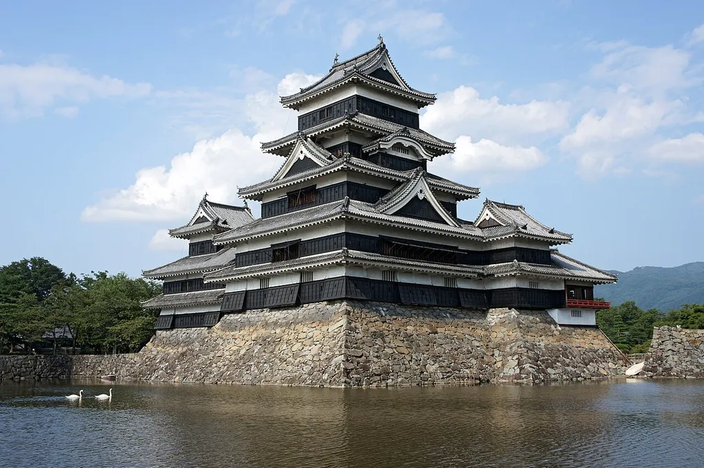 Matsumoto Castle in Matsumoto, Nagano prefecture, Japan.