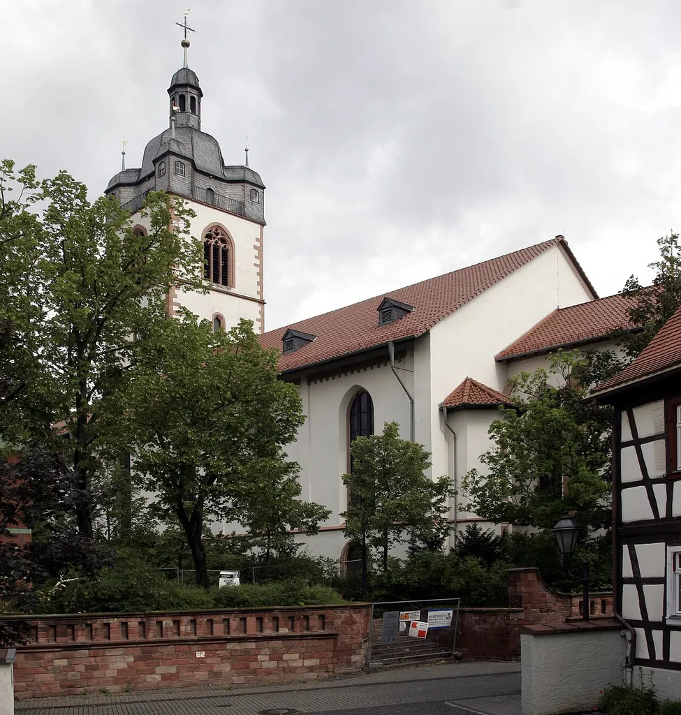 Die evangelische Stadtkirche in Groß-Gerau