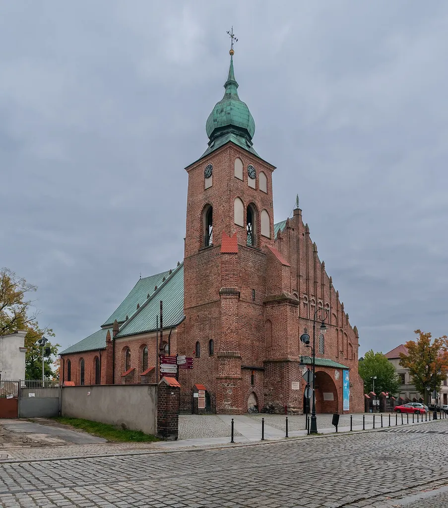 All Saints church in Sieradz, Łódź Voivodeship, Poland