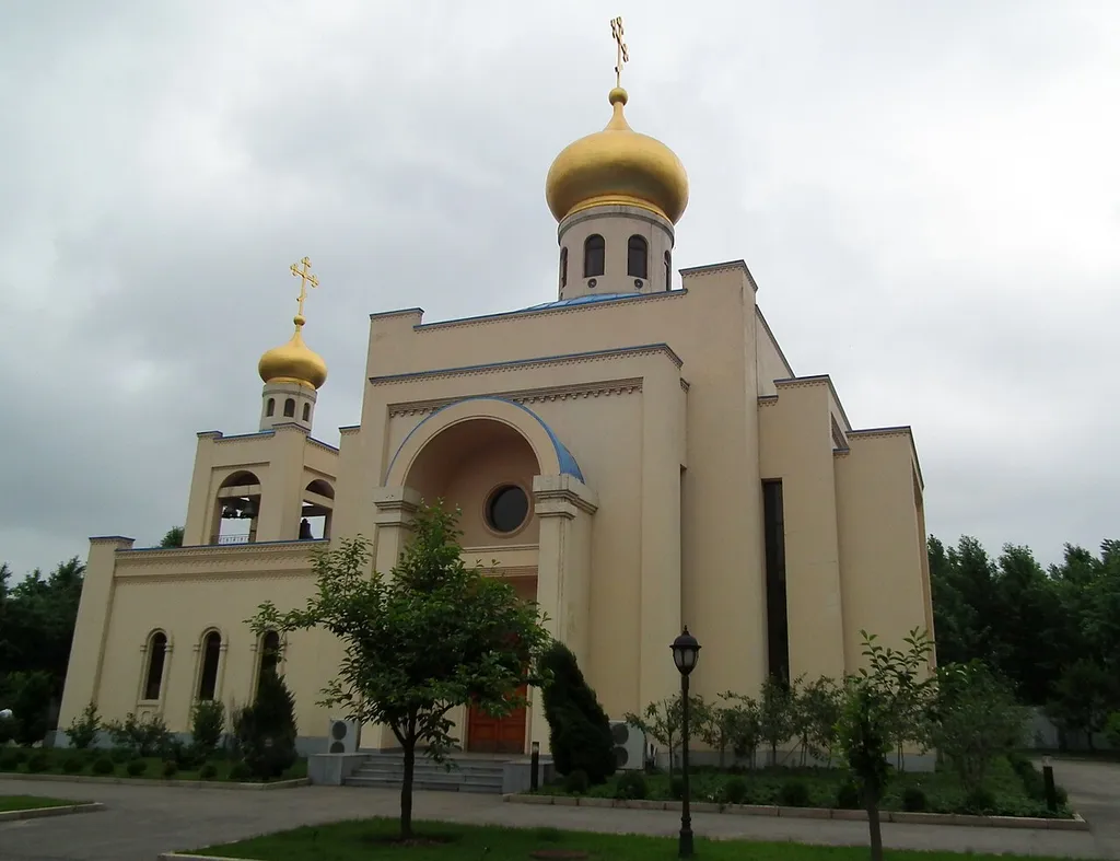 Church of the Life-Giving Trinity in Jongbaek-dong, Rangrang District, Pyongyang, North Korea