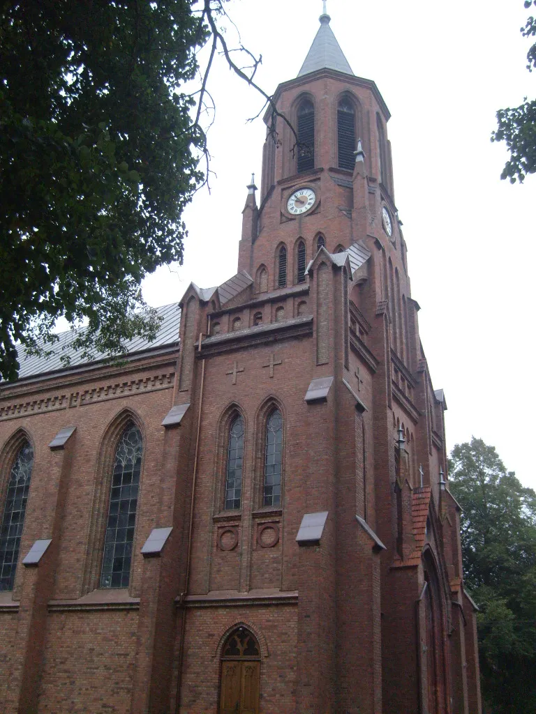 The church in Nowy Duninów, Poland