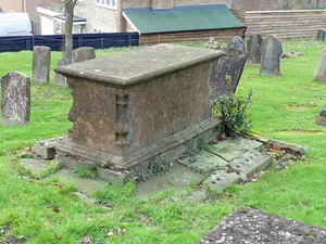 Chest tomb approximately 6 metres south west of south west corner of south aisle of Church of St James