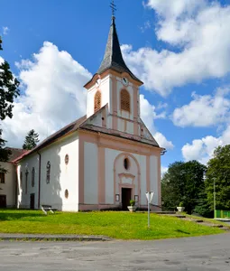 Saint John of Nepomuk church in Hlavňovice