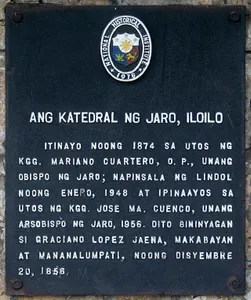 The Cathedral of Jaro, Iloilo historical marker