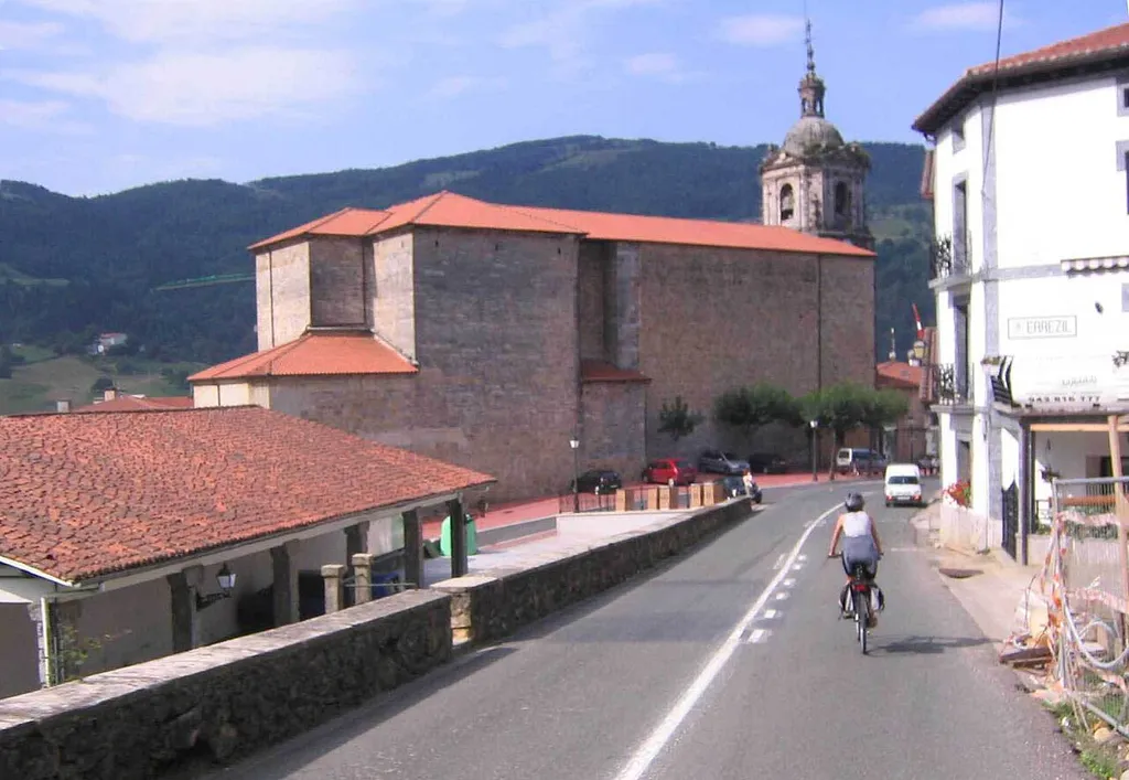 Calle de Régil, Guipúzcoa, País Vaco, España.